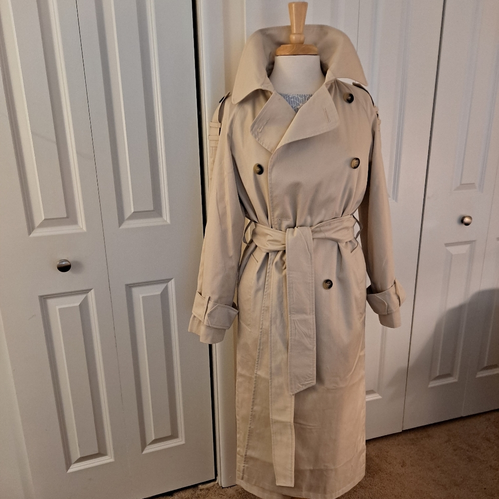 ASOS longline trench coat